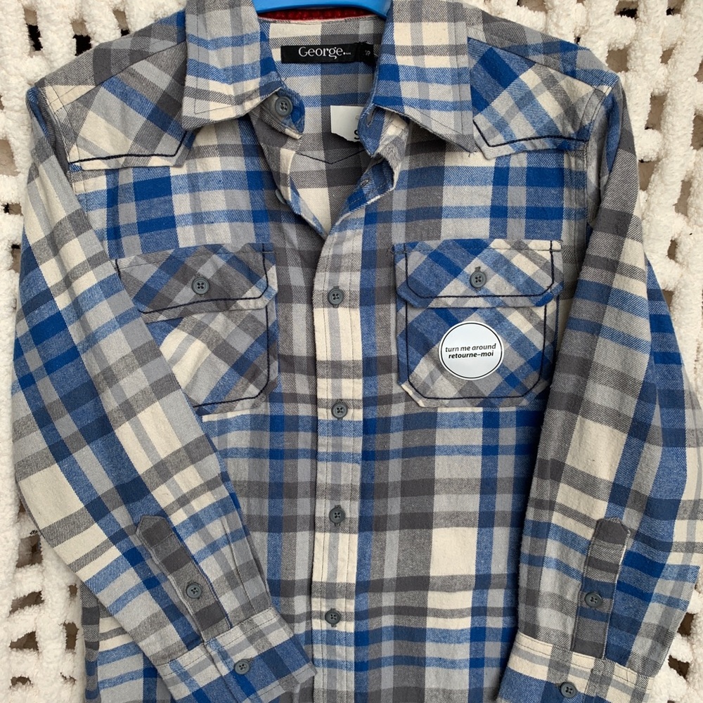 Boy’s Flannel Button Down Shirt
